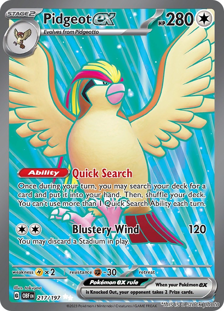 Pidgeot ex - 217/197
