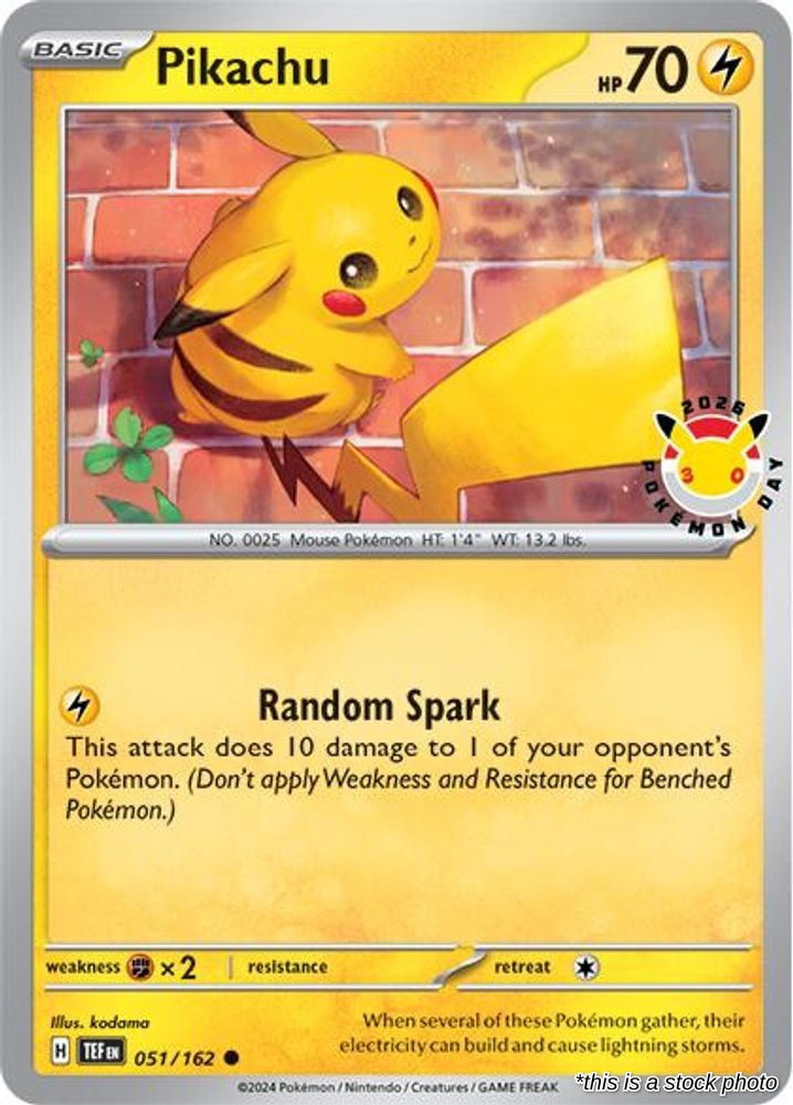 Pikachu (Pokemon Day 2026)