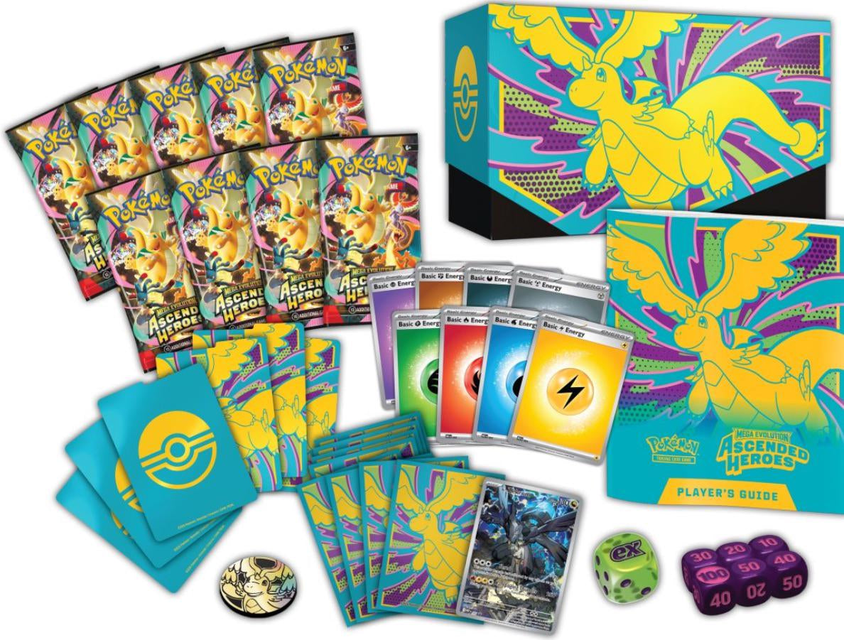 Pokémon Mega Evolution Ascended Heroes Elite Trainer Box