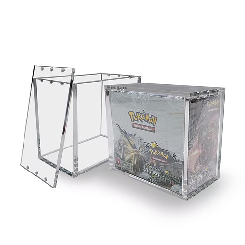 Magnetic Acrylic Case - English Pokmon Booster Box Hobby 151 Magnetic Acrylic Case - English Pokmon Booster Box Hobby 151