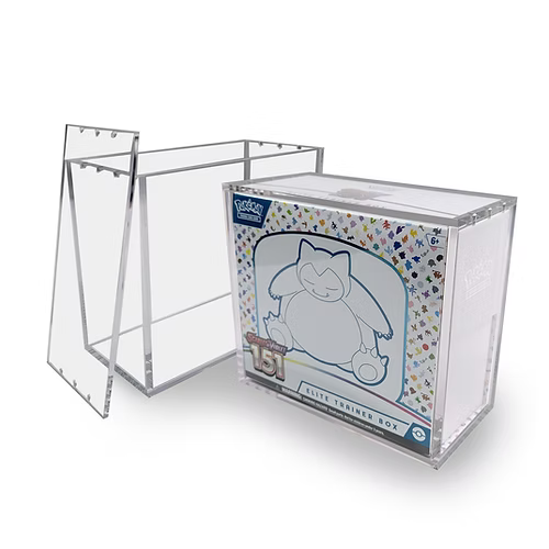pokemon card acrylic case Pokemon Magnetic Pkc Etb Box Case Acrylic Case! Pokmon Card Protectiv