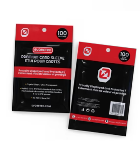 Evoretro Premium Card Sleeves 100ct | Premium TCG Protection