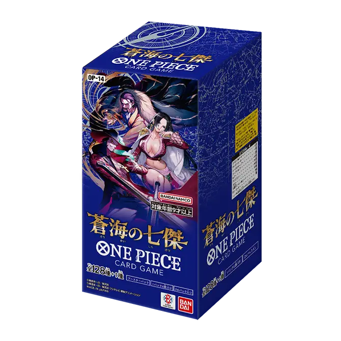 Japanese One Piece OP-14 The Azure Sea's Seven Booster Box