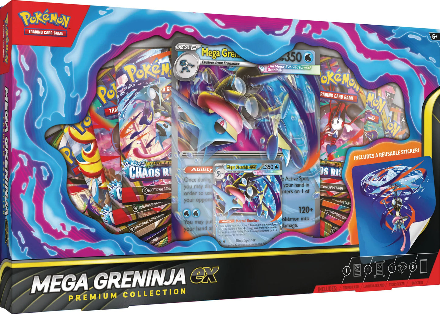 Pokémon Mega Greninja ex Premium Collection Box