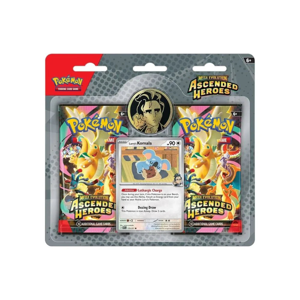 Pokémon Mega Evolution Ascended Heroes 2 Pack Blister (Random Art)