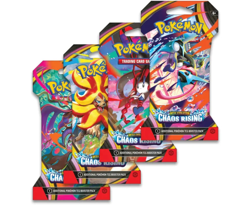 Pokémon Mega Evolution Chaos Rising Sleeved Booster