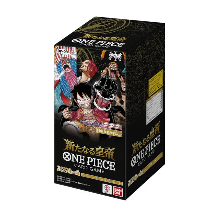 one piece card game four emperors Japanese One Piece OP-09 The Four Emperors Booster Box – Hobby 151