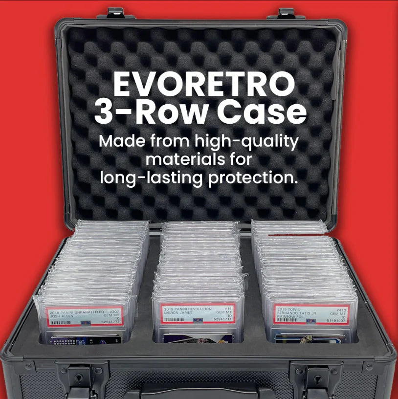 EVORETRO 3-Row Aluminum Graded Case w/ Key System (POKEMON COLOUR-WAY)