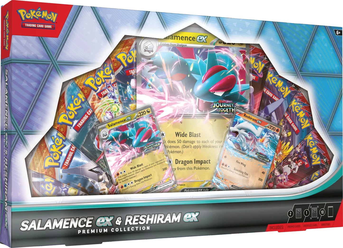 Pokémon Salamence EX & Reshiram EX Premium Collection