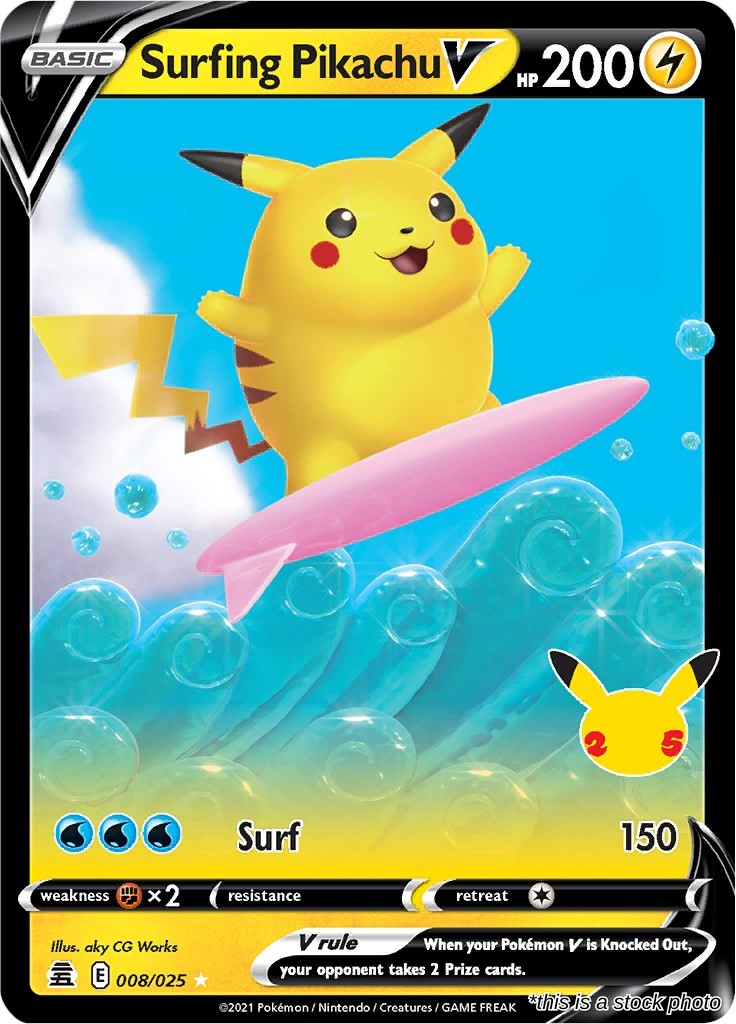 Surfing Pikachu V
