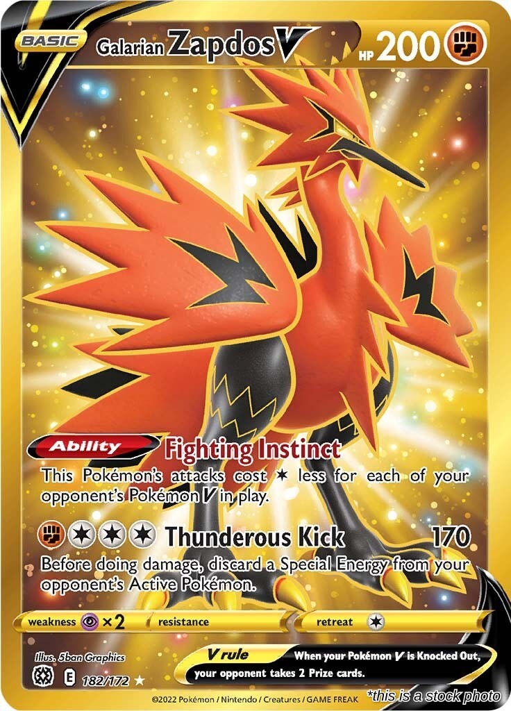Galarian Zapdos V (Secret)