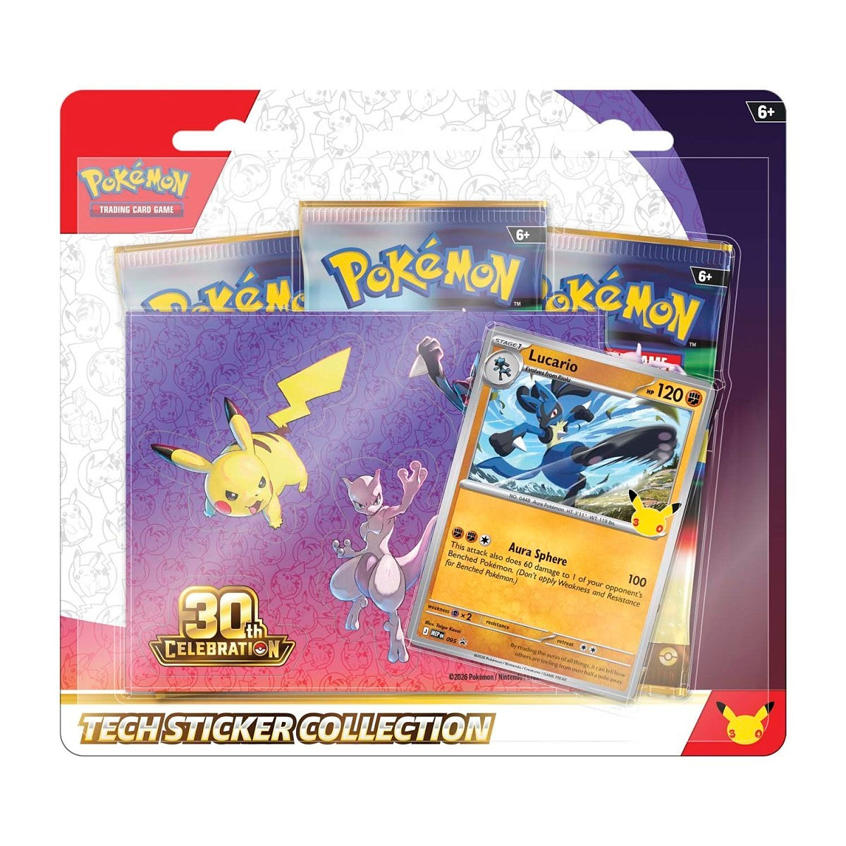 Pokémon TCG: 30th Celebration Tech Sticker Collection (Random Promo)