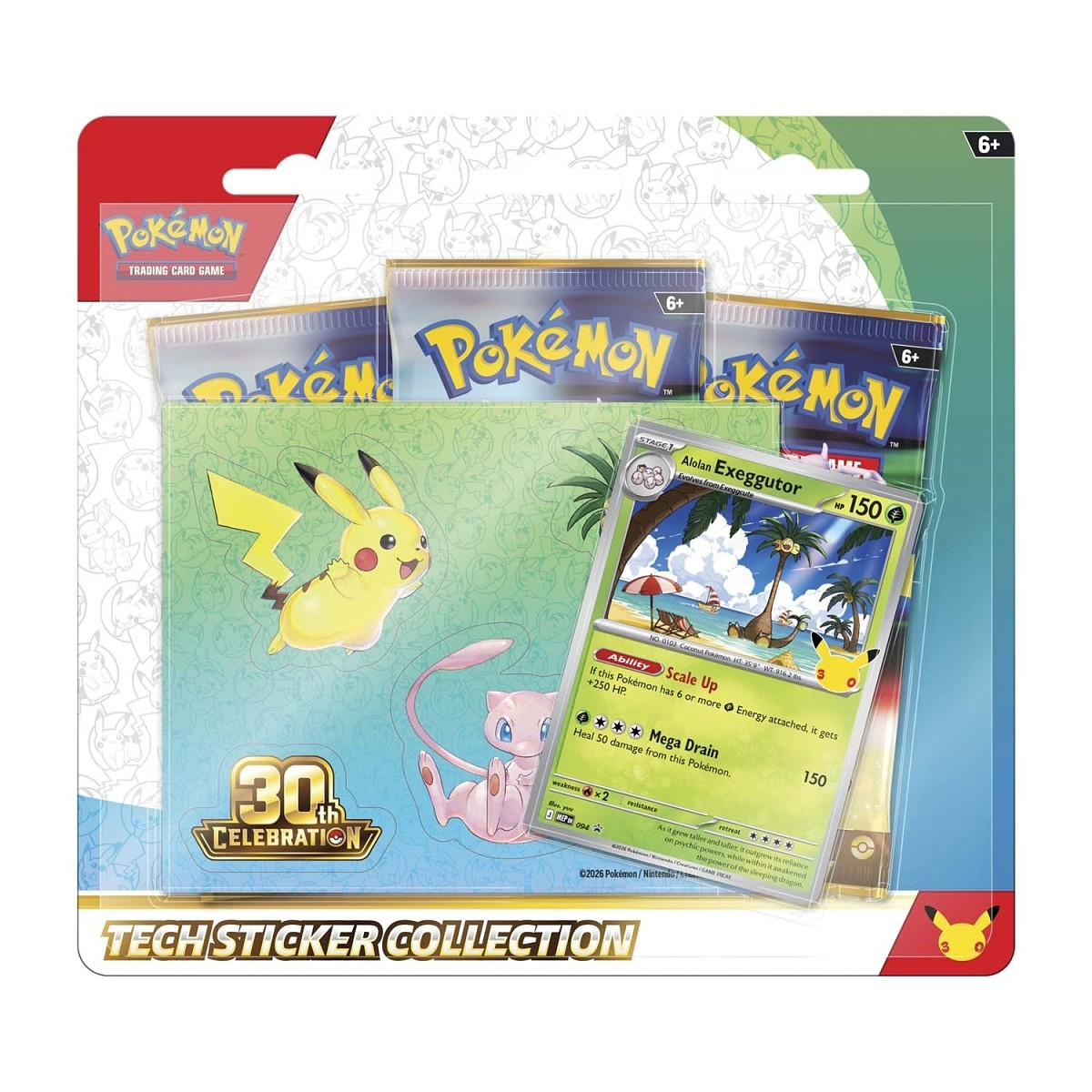 Pokémon TCG: 30th Celebration Tech Sticker Collection (Random Promo)