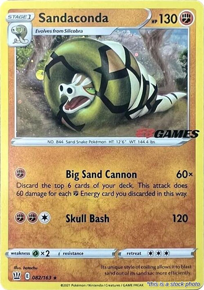 Sandaconda - 082/163 (EB Games Exclusive)