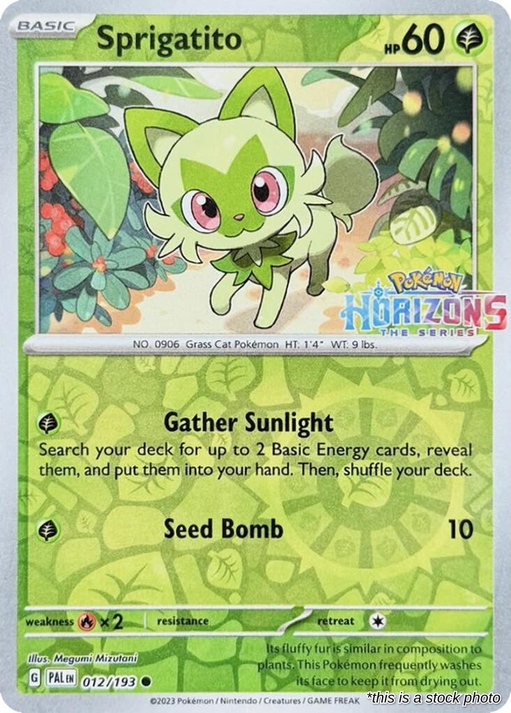 Sprigatito - 012/193 (Pokemon Horizons Stamp)