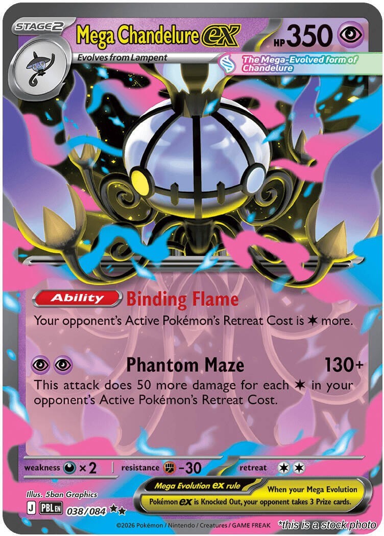 Mega Chandelure ex - 038/084