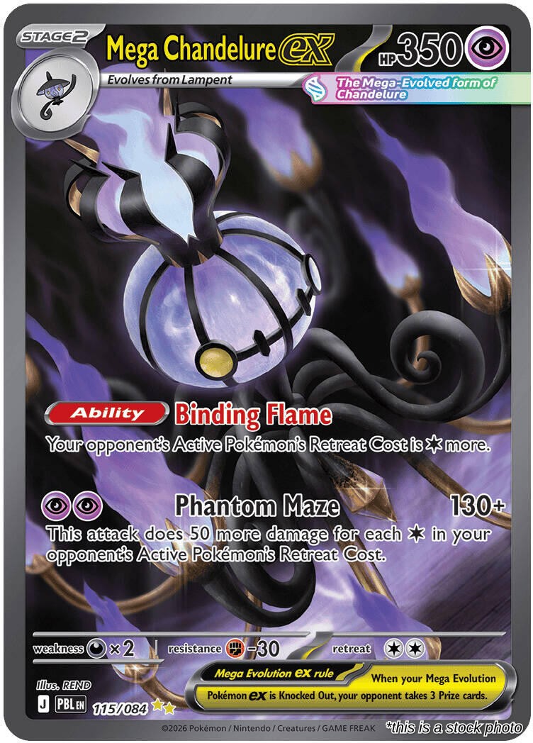 Mega Chandelure ex - 115/084