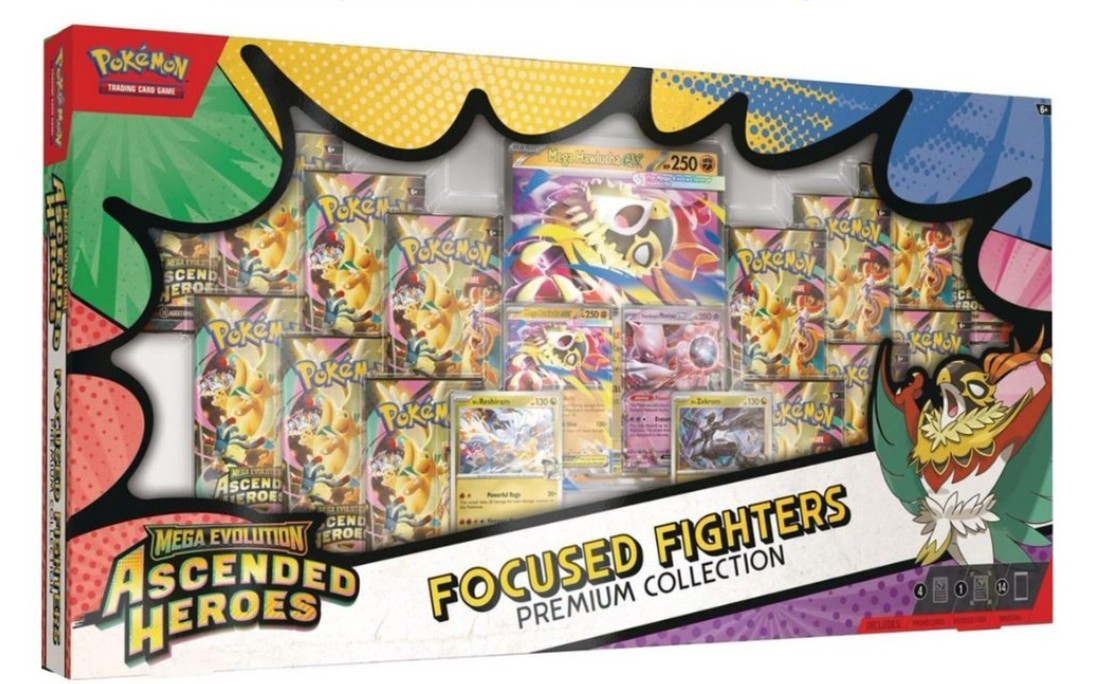 Pokémon TCG: Mega Evolution Ascended Heroes Focused Fighters Collection