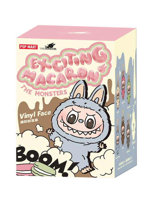 Pop Mart The Monsters Vinyl Face Labubu Exciting Macarons Blind Box