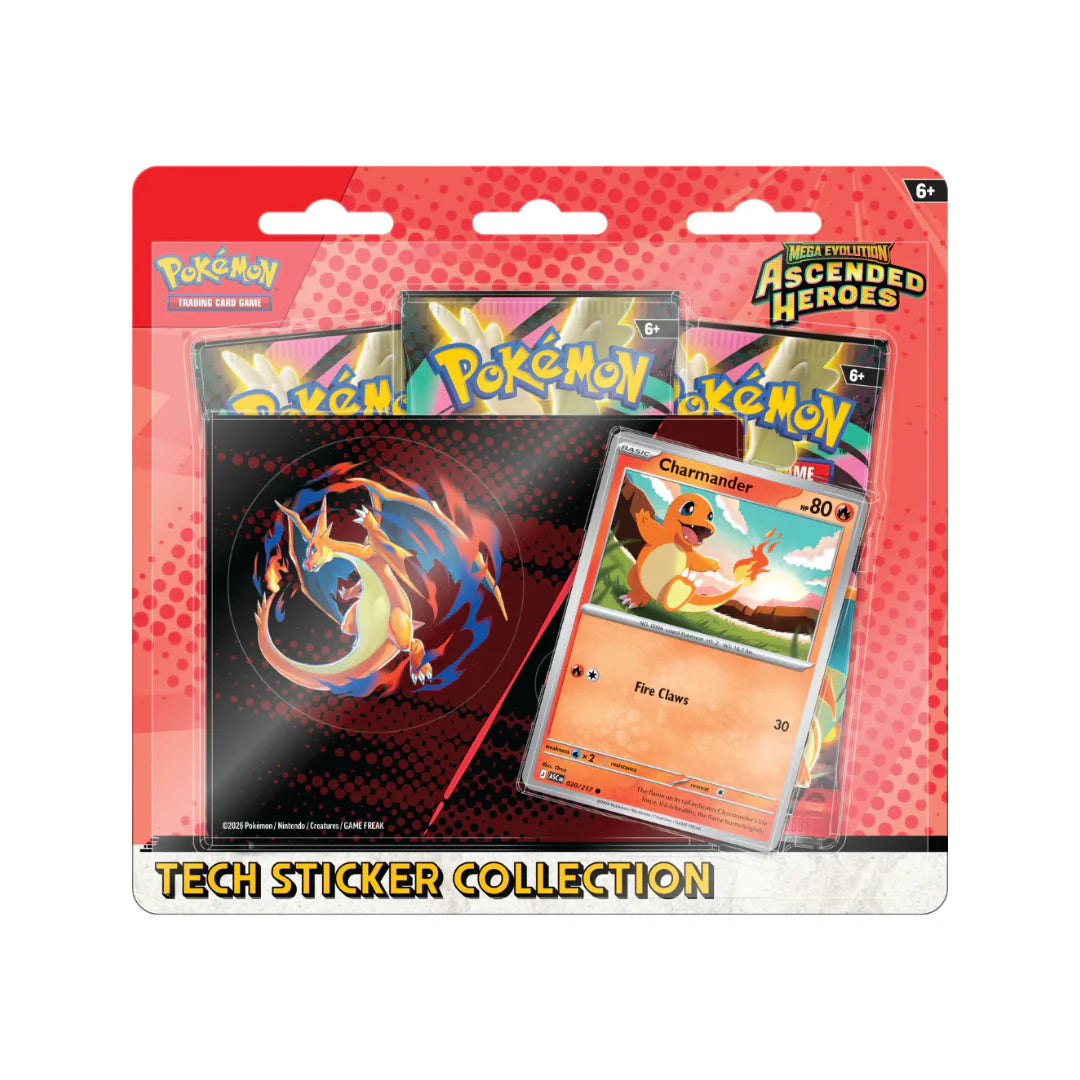 Pokémon Mega Evolution Ascended Heroes Tech Sticker Collection