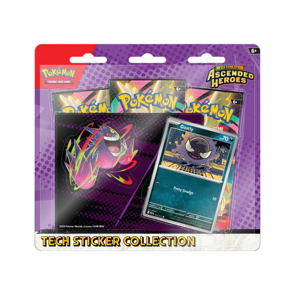 Pokémon Mega Evolution Ascended Heroes Tech Sticker Collection
