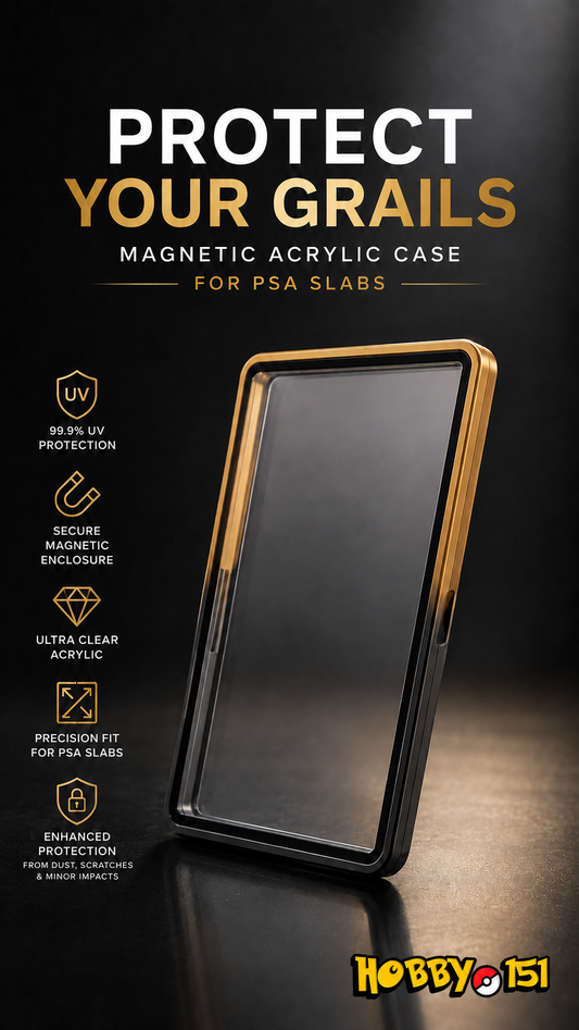 Magnetic Graded Trading Card Protector – Premium UV-Protected Acrylic Case for PSA, TAG & CGC Slabs