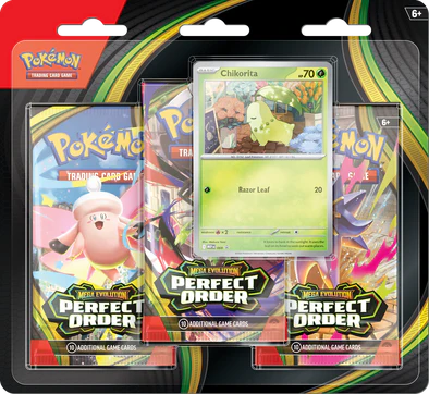 Pokémon Mega Evolution Perfect Order 3 Pack Blister
