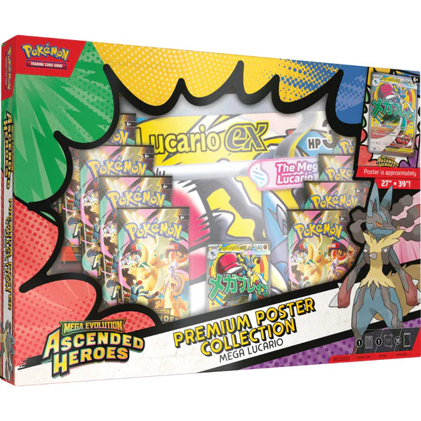 Pokémon Mega Evolution: Ascended Heroes Premium Poster Collection (Random Artwork)