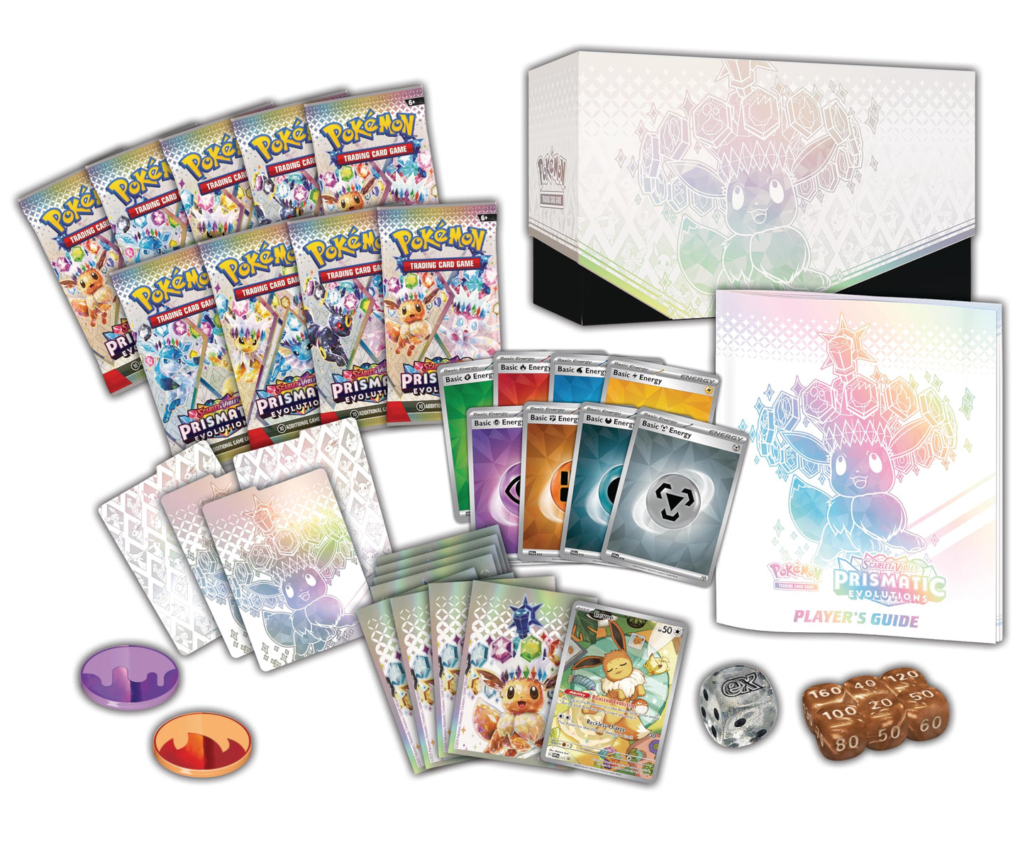 Pokemon Scarlet Violet Prismatic Evolutions Elite Trainer Box