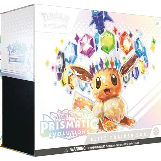Pokemon Scarlet Violet Prismatic Evolutions Elite Trainer Box