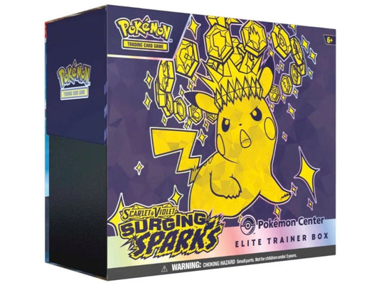 Pokemon Scarlet & Violet Surging Sparks Elite Trainer Box (Pokemon Center Exclusive)