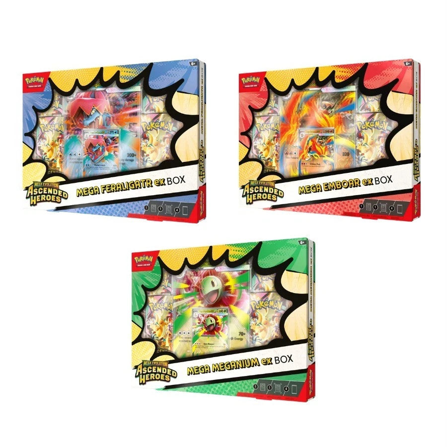 Pokémon Mega Evolution: Ascended Heroes EX Box (Random Artwork)