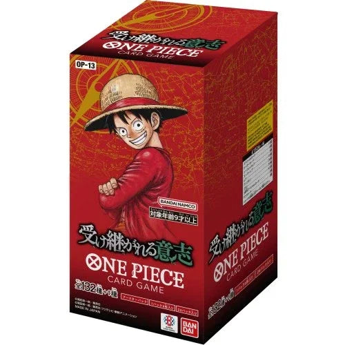 Japanese One Piece Card Game OP-13: Carrying on His Will Booster Box