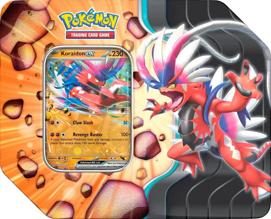 Pokemon Scarlet & Violet Slashing Legends Tin (Random Artwork)