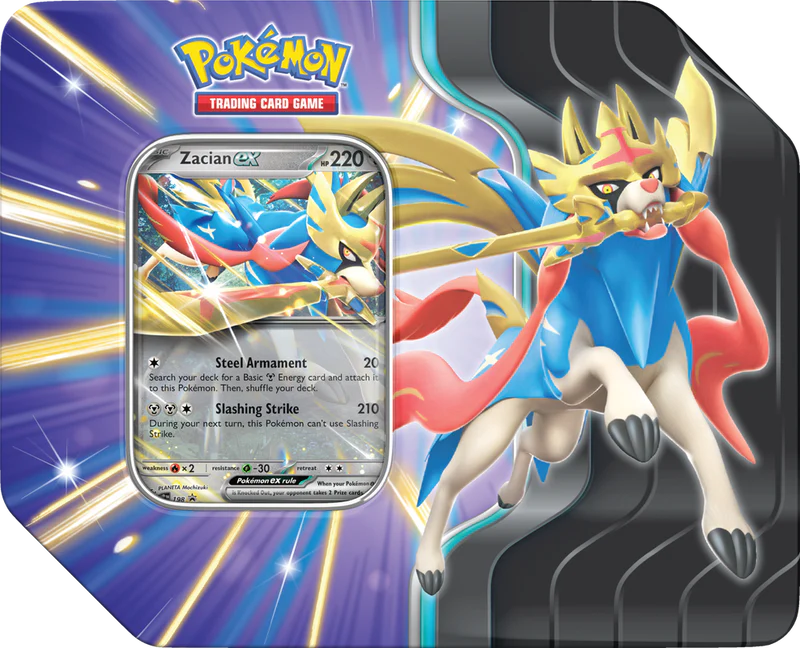Pokemon Scarlet & Violet Slashing Legends Tin (Random Artwork)