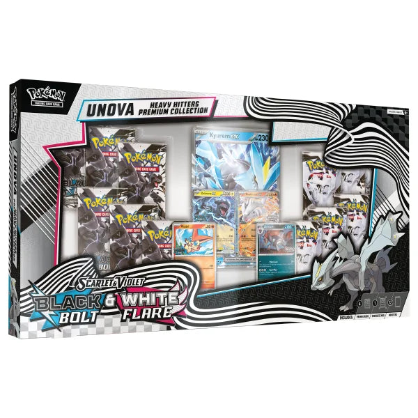 Pokémon Unova Heavy Hitters Premium Collection Black Bolt & White Flare