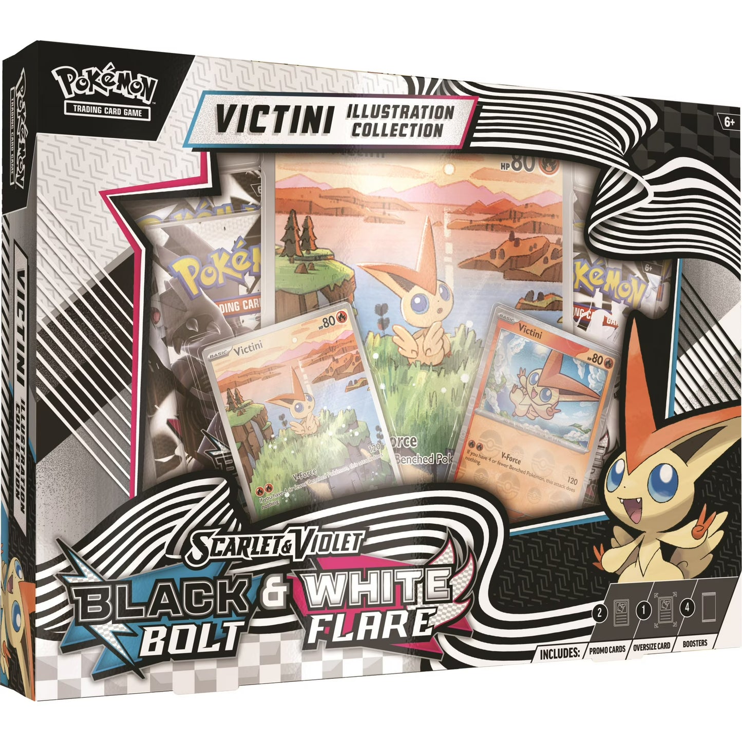 Pokémon Black Bolt & White Flare Victini Illustration Collection